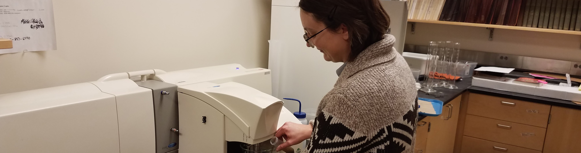 Judy Turk in Lab