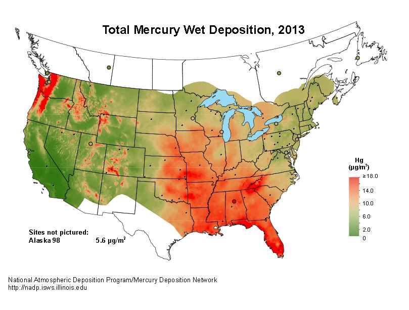 Mercury Depostion