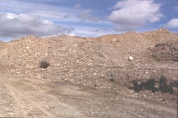 Sapphire-bearing alluvial gravel, Montana.