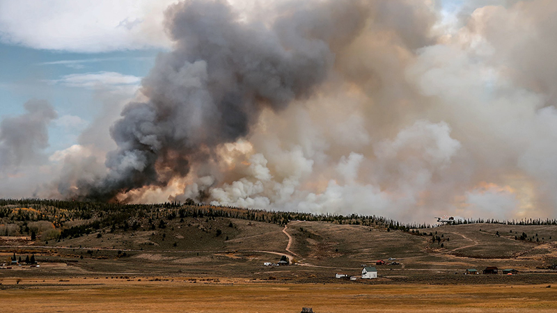 Wildland Fire on Hill