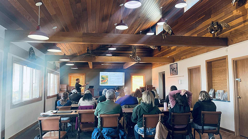 Kent Fricke presenting to New Employee group