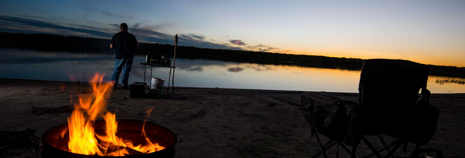 Fire and Sunset
