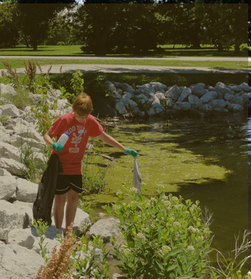 lake clean up