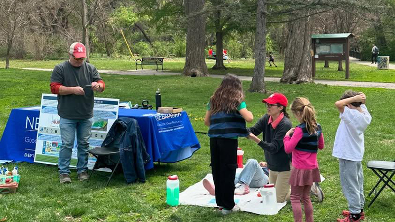 Poetzl gives children the chance to pretend to be a raindrop