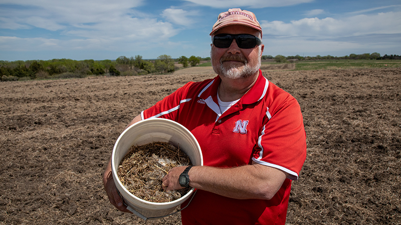 Wedin planting a diverse seed mix 