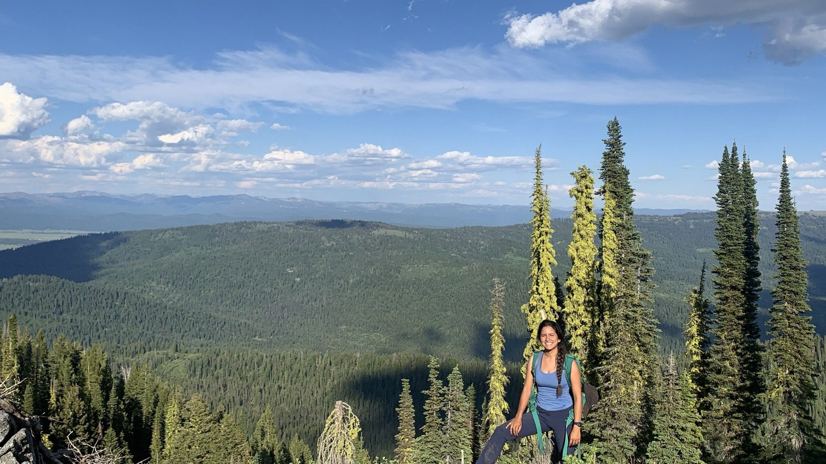 Jasmine Grewal in the mountains