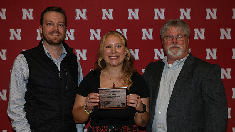 John McKinney, Ava Britton and Mark Vrtiska