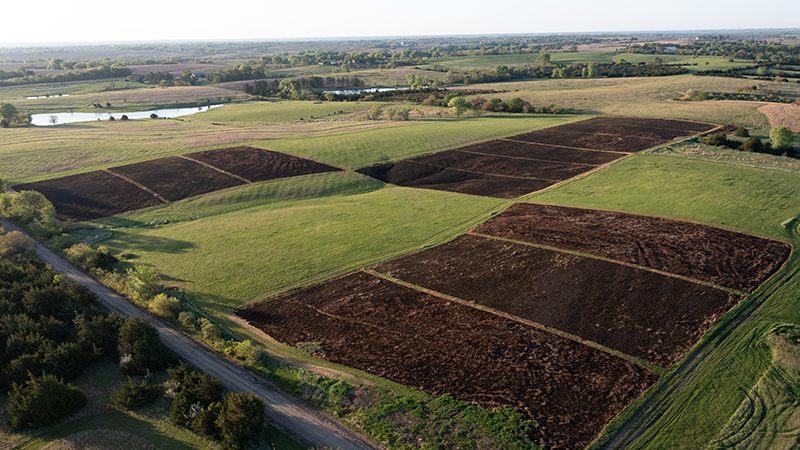 Invisible effects of prairie management practices