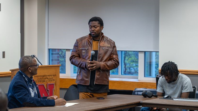 Jerome Okojokwu-Idu speaking