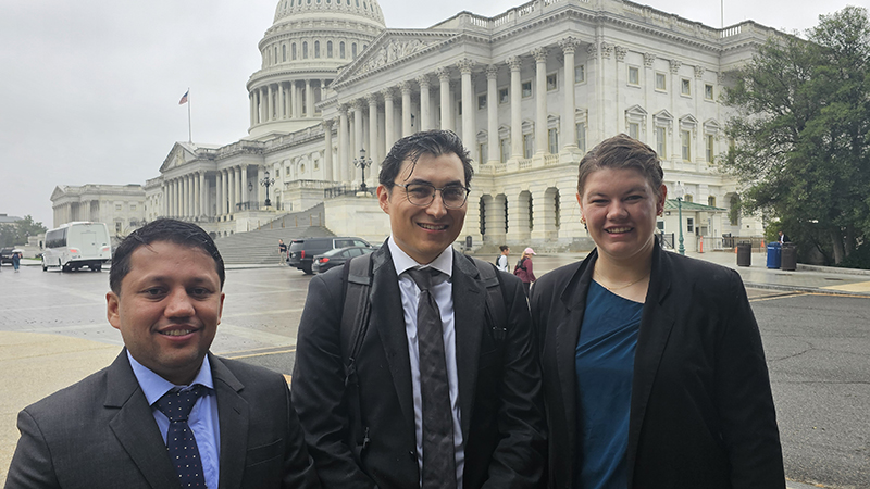 Brock-Contreras advocates for science in Washington, D.C., trip