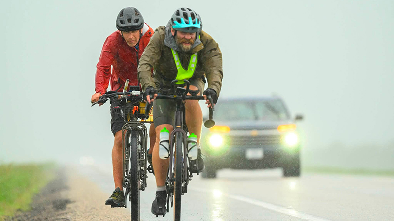 Pedaling the Whooper Highway completes their trip