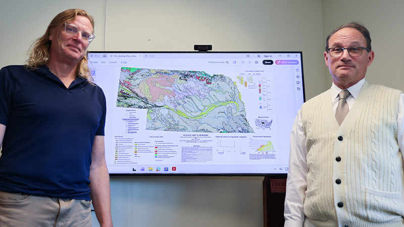 Husker scientists team with USGS to create new statewide surface geologic map