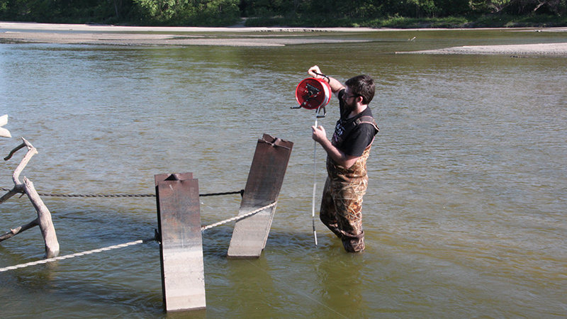 measuring water