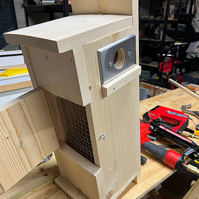  constructing squirrel houses