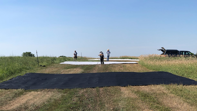 Reference measurements made on ground