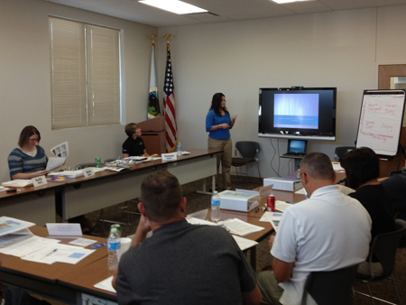 JoLeisa Cramer leads a discussion at a session of the Nebraska Water Leaders Academy