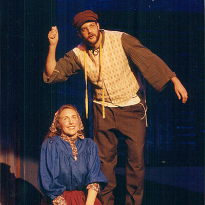 Mark Mesarch and Kay Seibler in 1993 Fiddler