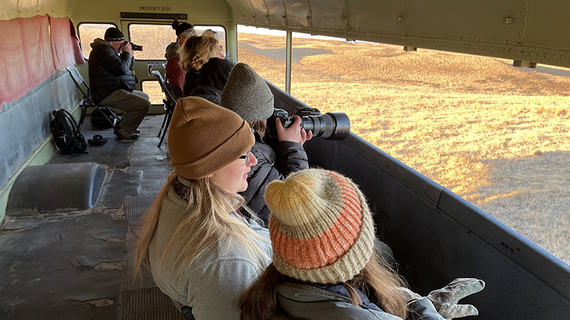 Students in Bus Blind