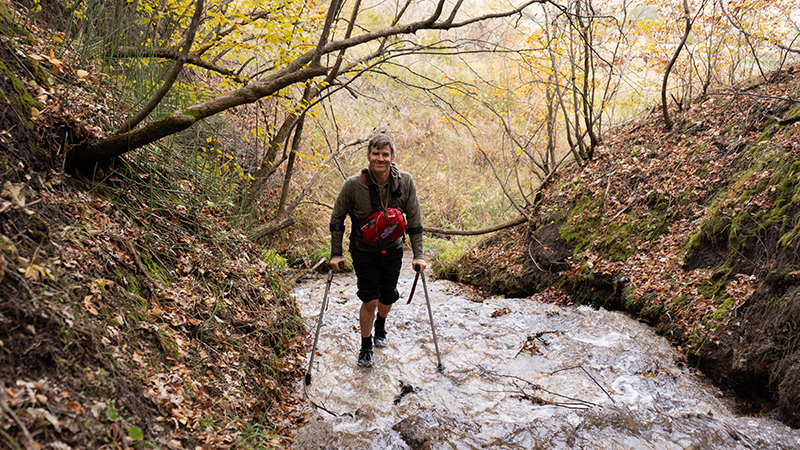 Walking in the stream
