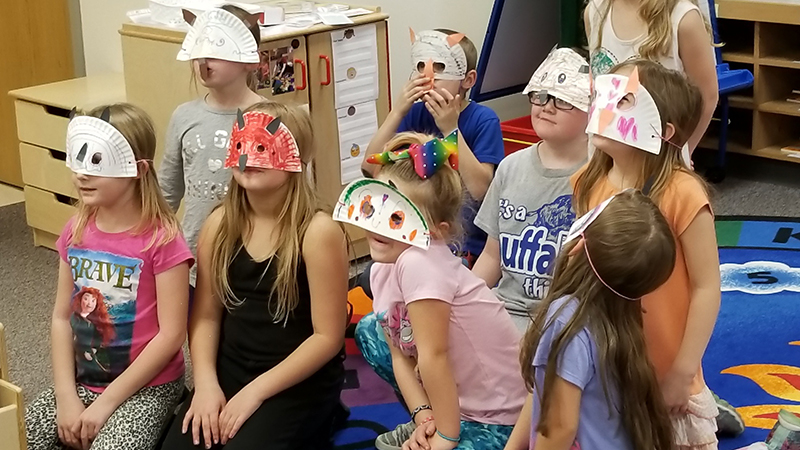 Children masked