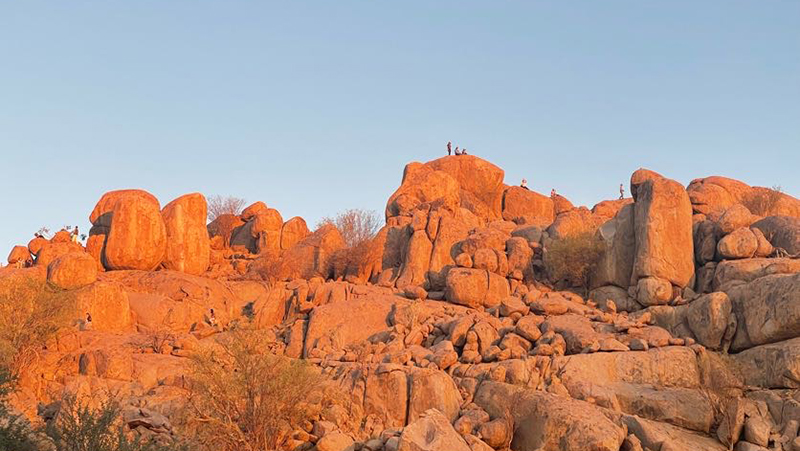 Boulders at the Hoada Campsite