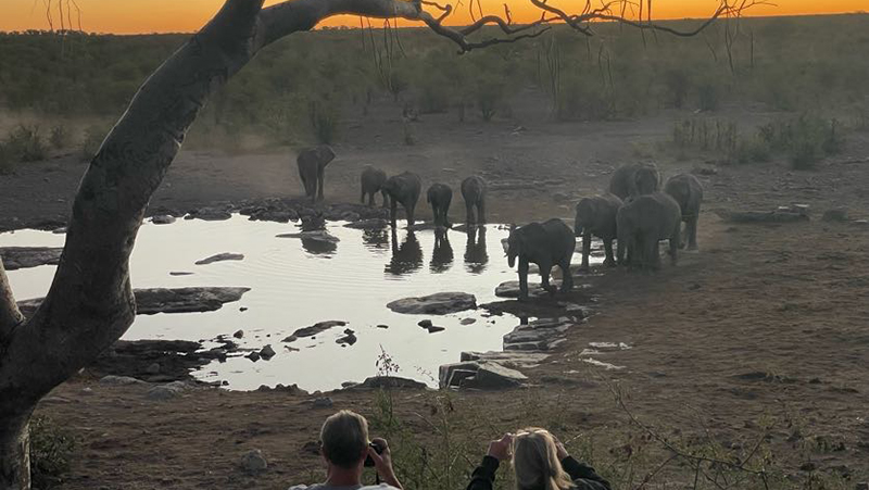 At a local watering hole