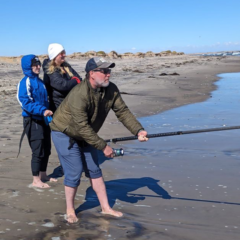 Chizinski reels in a shark