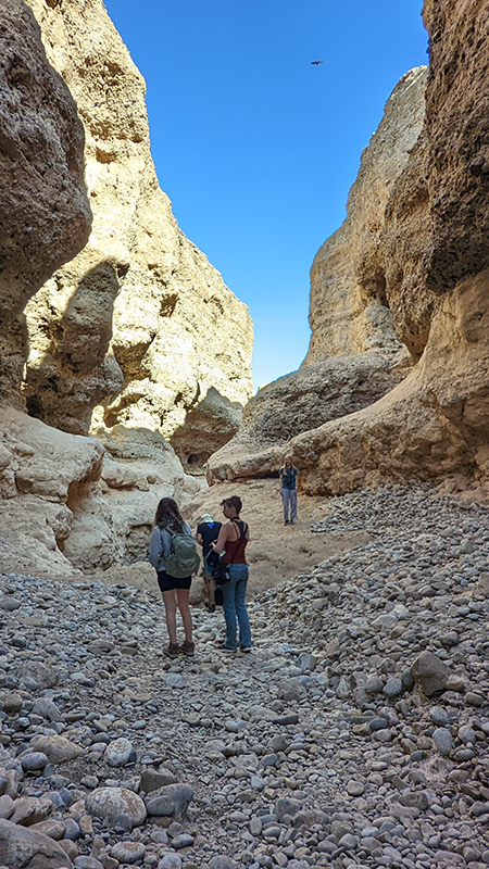 Dry river valley